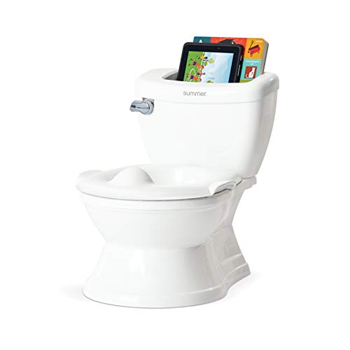 Summer My Size Potty with Transition Ring & Storage, White – Realistic Potty Training