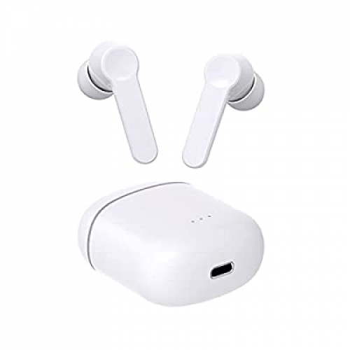 Expired: Wireless Bluetooth 5.0 Earbuds 30H Playtime True Wireless Earbuds IPX6 Waterproof with Mic and USB C (White)