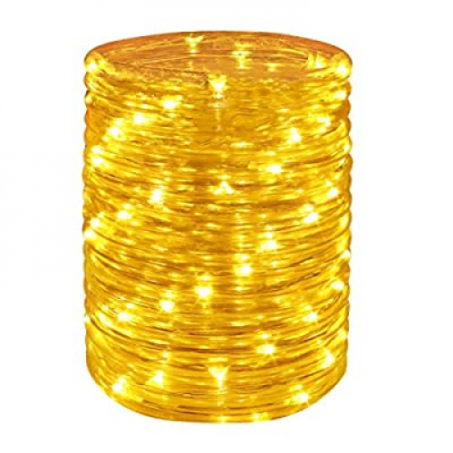 Expired: Wstan LED Rope Lights ,Amber Strip Light,12V,16ft Connectable and Flexible Yellow Tube Lighting