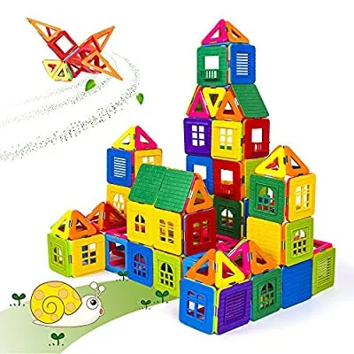 50% off - Expired: 52PCS STEM Toddler Magnet Building Blocks
