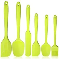 Expired:&nbsp;6pcs Heat Resistant Silicone Spatulas Set with Stainless Steel Core, Premium BPA-Free