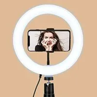 Expired:&nbsp;8 inch Selfie Ring Light with Phone Holders, 3 Lighting Modes and 10 Brightness Levels