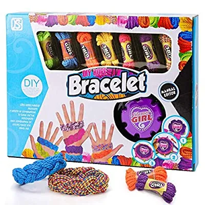 60% off - Expired: Agltp Braided Bracelet Making Kit for Girls, Multicolor DIY Making Kit,