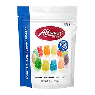 Albanese, Sour 12 Flavor Gummi Bears Bag, 8 oz - $2.79 ($5.96)
