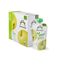 Amazon Brand – Mama Bear Organic Baby Food, Stage 1, Apple, 4 Ounce Pouch (Pack of 12)