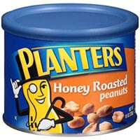 6 Pack Planters Honey Roasted Peanuts 10 oz Cans