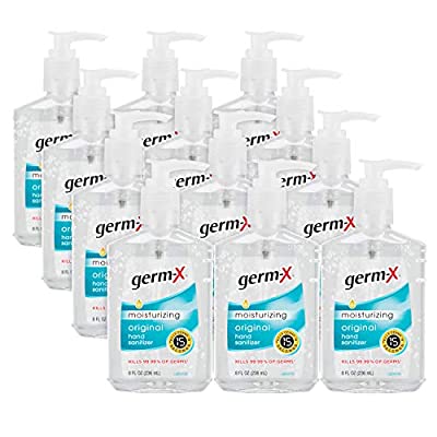 Germ-X Original Hand Sanitizer, With Pump, 8 Fl Ounce (pack Of 12), 96 Fl Oz - $15.32 ($36.06)