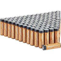 Amazon Basics 100 Pack AA High-Performance Alkaline Batteries, 10-Year Shelf Life