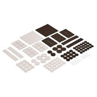 166 pcs – Amazon Basics Felt Furniture Pads with Transparent Noise Reduction Bumpers