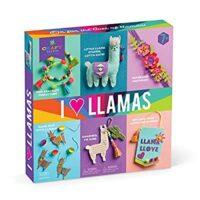 Craft-tastic I Love Llamas – Craft Kit for Kids – Everything Included for 6 Fun DIY Colorful Art & Crafts Projects