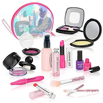 Expired: BEAURE Pretend Makeup for Girls Kids Makeup Kit 13 pcs Pretend Play Makeup Toys (Not Real Makeup)