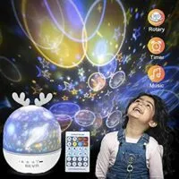 Expired:&nbsp;BEVA Star Light Projector Rechargeable with 360 Degree Rotating, Color Changing