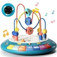 Expired:&nbsp;Baby Einstein Toys for 1 Year Old Bump and Go Bead Maze with Music Light Toddler Learning Toys