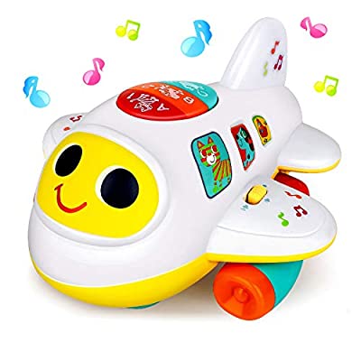 60% off - Expired: Baby Toys 6 to12 18 Months Light Up Moving Musical Airplane Toys