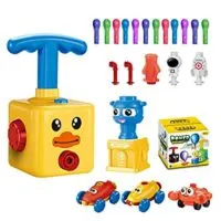 Expired:&nbsp;Balloon Launcher Car Toy Set,for Kids, STEM Toys, Balloon Pump Cars  3+