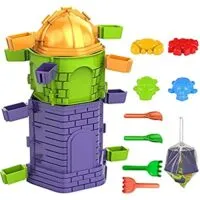 Expired: Beach Sand Toys Set – Castle Sandbox, Animal Molds, Shovels, Rakes, Mesh Bag