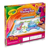 Crayola Trolls Light Up Tracing Pad Gift, Toys for Girls Age 6+