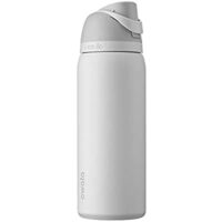 Owala FreeSip Insulated Stainless-Steel Water Bottle with Locking Push-Button Lid, 32-Ounce