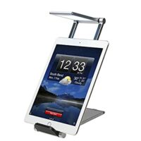 CTA Digital Foldable LED Desk Lamp Stand for Smartphones & Tablets up to 11.25″