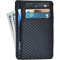 RFID Front Pocket Slim Wallets- Genuine Leather Handmade Minimalist Credit Card Holder By Clifton Heritage