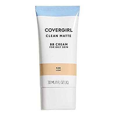 COVERGIRL Clean Matte BB Cream Light 520 For Oily Skin – 1 Fl Oz (1 Count)