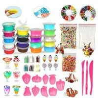 Expired:&nbsp;DIY Slime Making Kit for Girls, Clay, Crystal Slime, Air Dry Clay w/ Slime Supplies