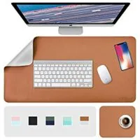Expired:&nbsp;Desk Pad, Desk Mat, Desk Blotter, Large Desk Pads Dual-Sided Brown/Gray, 31.5