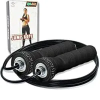 Expired:&nbsp;Endurance Workout with Sweatband Handles Skipping Rope Tangle-Free with Ball Bearing Cable