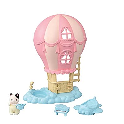 Calico Critters Baby Balloon Playhouse, Dollhouse Playset with Tuxedo Cat Figure Included - $8.60 ($17.56)