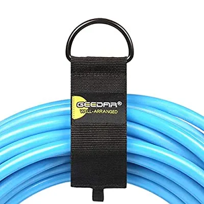 Expired: Extension Cord Holder Organizer for Garage Organization and Storage (8 Packs, 2 Size) Heavy Duty Cord Storage Straps for Hoses