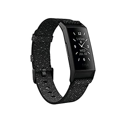 Fitbit Charge 4 Special Edition Fitness and Activity Tracker with Built-in GPS, Heart Rate, Sleep & Swim Tracking, Black/Granite Reflective, One Size - $119.95 ($169.99)