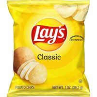 Lay’s Classic Potato Chips, 1 oz (Pack of 40)