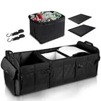 Expired: GEEDAR Trunk Organizer with Cooler Large Trunk Organizer with Built-in Leak-proof Cooler Bag