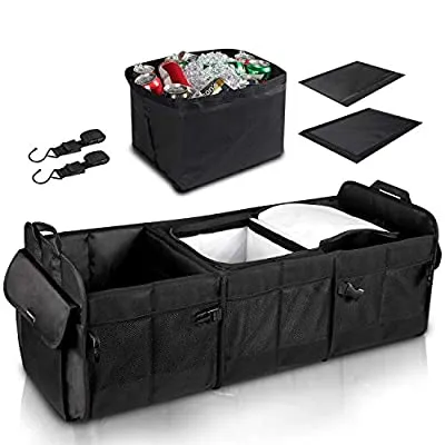 Expired:&nbsp;GEEDAR Trunk Organizer with Cooler Large Trunk Organizer with Built-in Leak-proof Cooler Bag