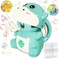 Expired:&nbsp;HOMOFY Bubble Machine Cute Cow Bubble Blower 500+ Bubbles with Music & Light