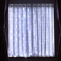 Expired:&nbsp;HXWEIYE White Short Curtain Lights for Small Window, 3.3x5Ft Fairy Light with Timer & 8 Clips