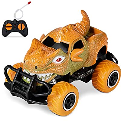 50% off - Expired: Hahagift Toys Remote Control Car  Dinosaur (Orange)