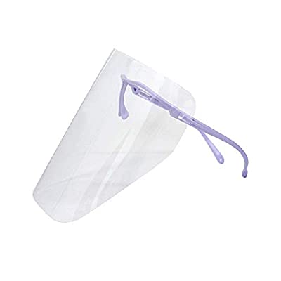 40 Boxes FF05 Disposable Clear Protective Face Shield with Visor