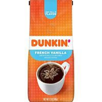 Dunkin’ French Vanilla Flavored Ground Coffee, 12 Ounces