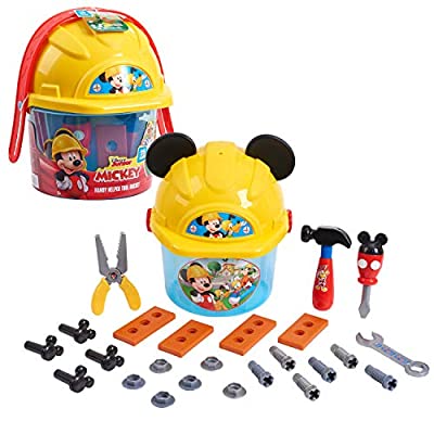 Disney Junior Mickey Mouse Handy Helper Tool Bucket Construction Role Play Set, 25-pieces - $7.00 ($15.17)