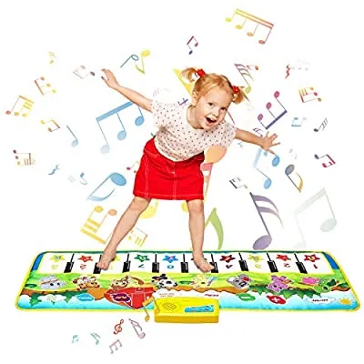 60% off - Expired:&nbsp;Kids Piano Mat 39.5″ X 14″ Floor Piano Mat for Kids Music Keyboard Play Mats Electronic Musical Carpet