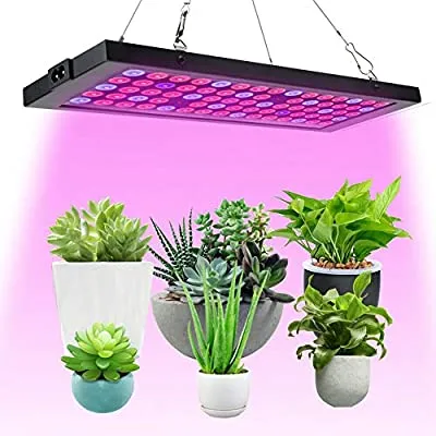 Expired: LED Grow Lights for Indoor Plants Full Spectrum Panel Plant Light 100W LED Grow Lamp with IR&UV (75Pcs LEDs)