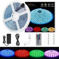 Expired:&nbsp;LED Strip Lights, AMAZING POWER Waterproof Color Changing LED Strip Self Adhesive Rope Lights with IR Remote and 12V 2A Power Supply