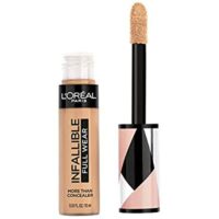 L’Oreal Paris Makeup Infallible Full Wear Waterproof Matte Concealer, Amber