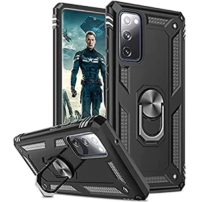 80% off - Expired:&nbsp;LeYi Compatible for Samsung Galaxy S20 FE 5G Case, (Not Fit Galaxy S20) [Military-Grade] with Ring Holder Kickstand