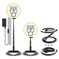 Expired:&nbsp;MOSHNOLY 12″ Selfie Ring Light with Foldable Stand and Phone Holder