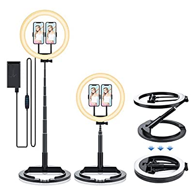 Expired: MOSHNOLY 12″ Selfie Ring Light with Foldable Stand and Phone Holder