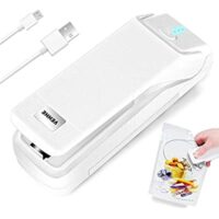 Expired: Mini Bag Sealer, VEHHE Chargeable Handheld Heat Sealer for Chip Bags, Plastic Bags