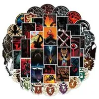 Expired:&nbsp;Mosteck Game Of Thrones Stickers Decals (100pcs) – The Office Stickers for Laptops, Hydro Flasks