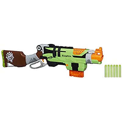 Nerf Zombie Strike SlingFire Blaster –  6 Zombie Strike darts